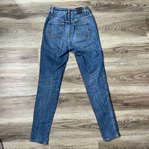 CLOSED Broken Heart High Rise Skinny Jeans Medium Wash sz 26 - Picture 3 of 8